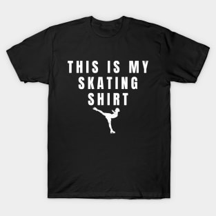 Girls Ice Skating Shirt Womens Ice Skating Gift T-Shirt